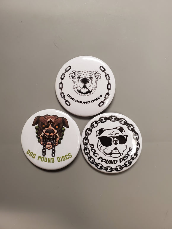 Dog Pound Discs Pin Set